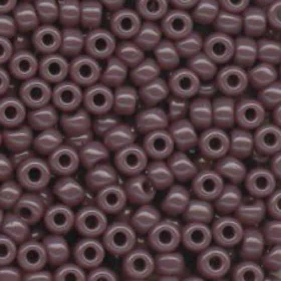 Opaque - Dark Purple Japanese 11/0 Seed Beads (6in tube)
